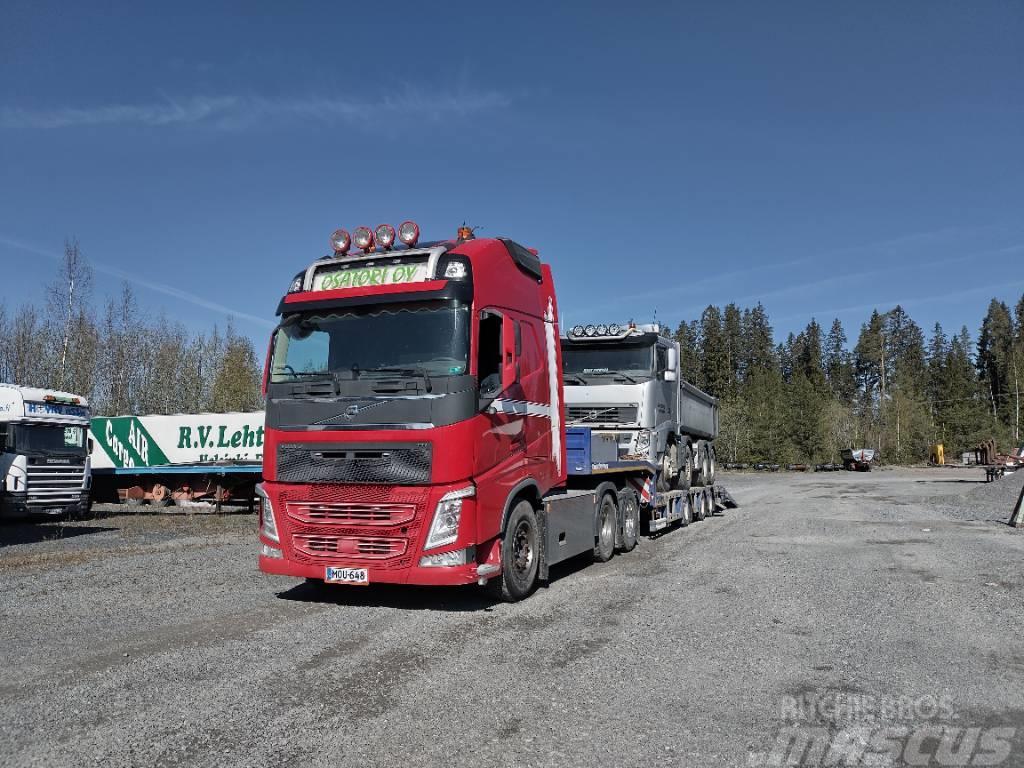 Volvo FH500 6x4 nouseva ja katkeeva teliveto Tractores (camiões)