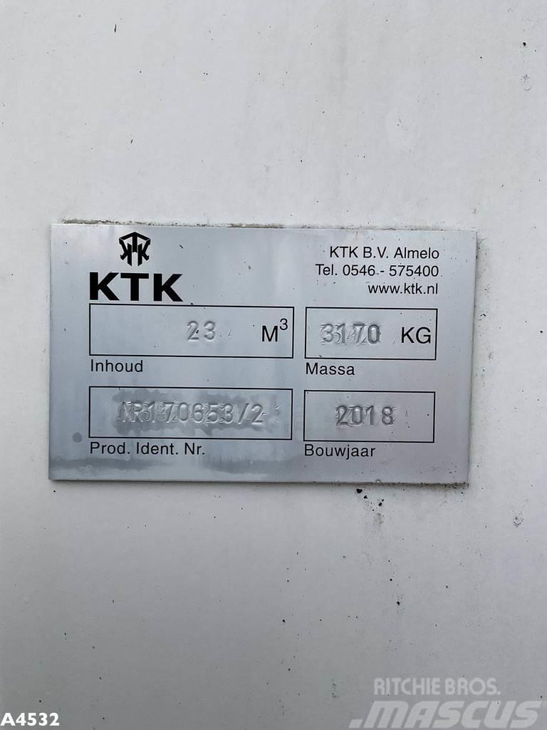  KTK 23m³ Zijlader container Contentores especiais