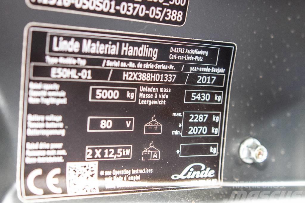 Linde E50HL-01 Empilhadores eléctricos