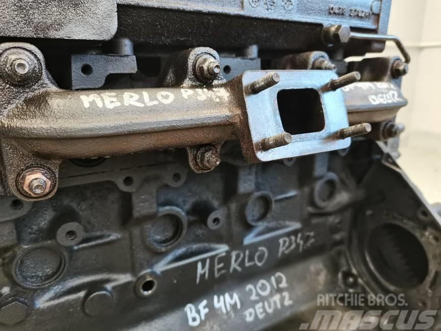 Merlo P 34.7 {Deutz BF4M 2012} exhaust manifold Motores
