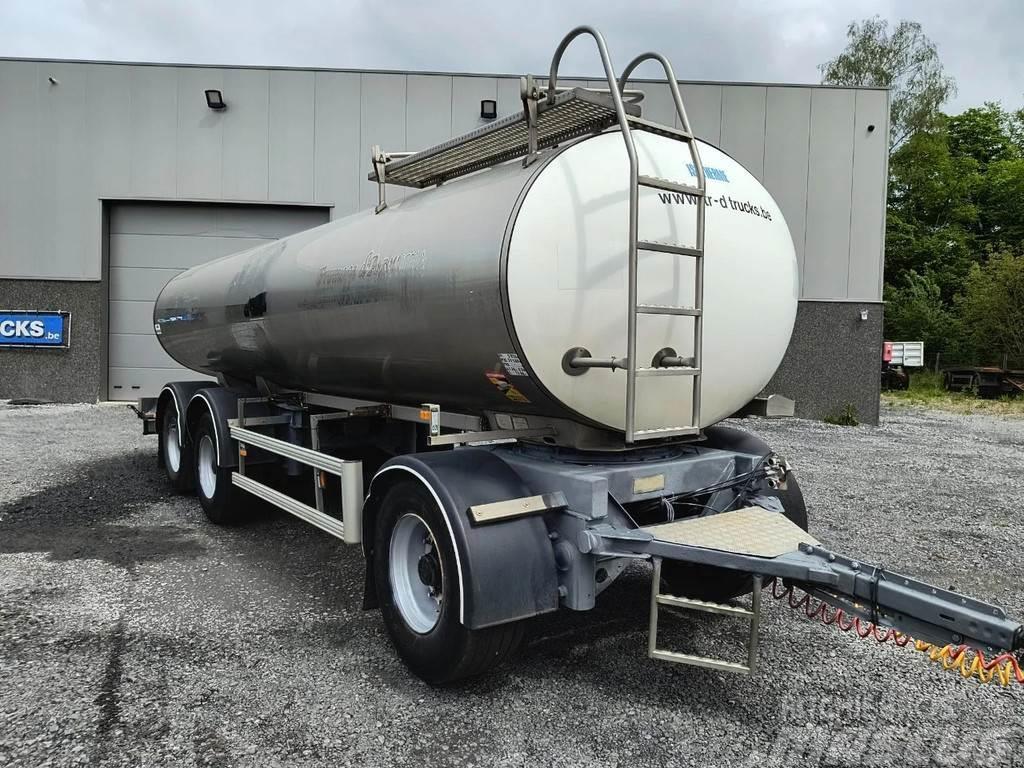 ETA 3 AXLES INSULATED STAINLESS STEEL TANK 16500 L Tanker trailers
