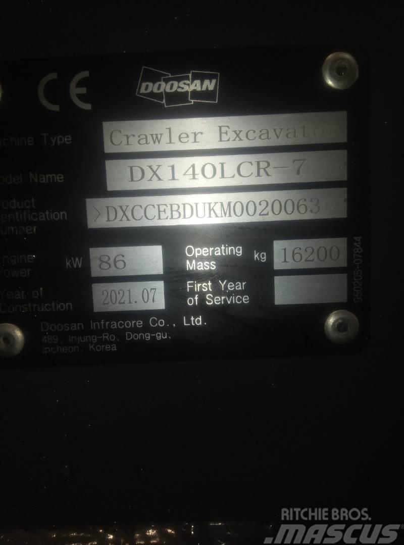 Doosan DX140LCR-7 Escavadoras de rastos