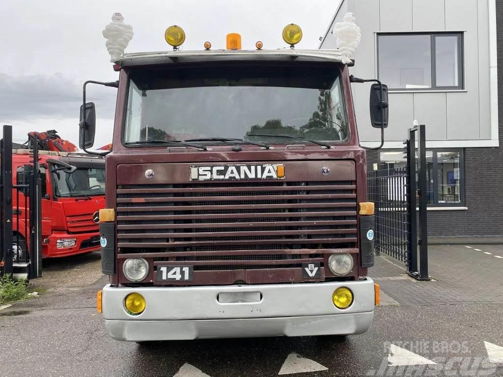 Scania LB141 V8 141 V8 - 6X2 - BOX 7,35 METER Camiões estrado/caixa aberta