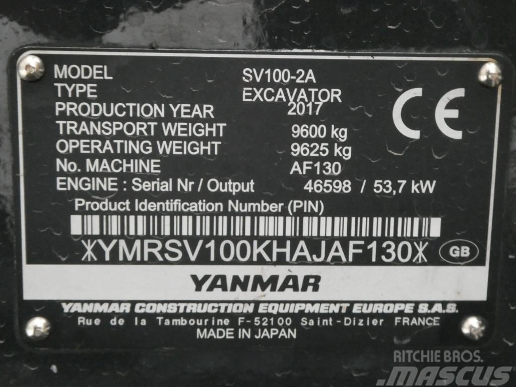Yanmar SV 100-2A Escavadoras Midi 7t - 12t