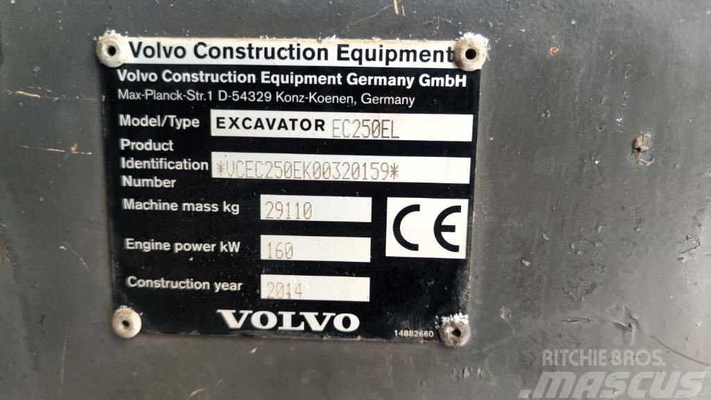 Volvo EC 250 EL Escavadoras de rastos