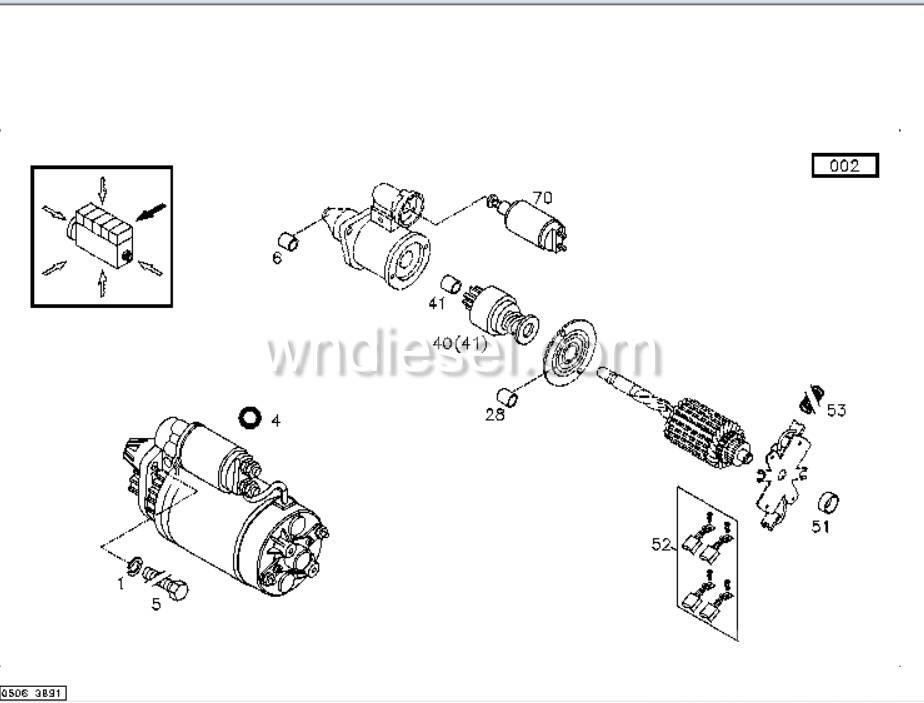 Deutz Spare-Parts-2013-Starter-0117-9586 Motores