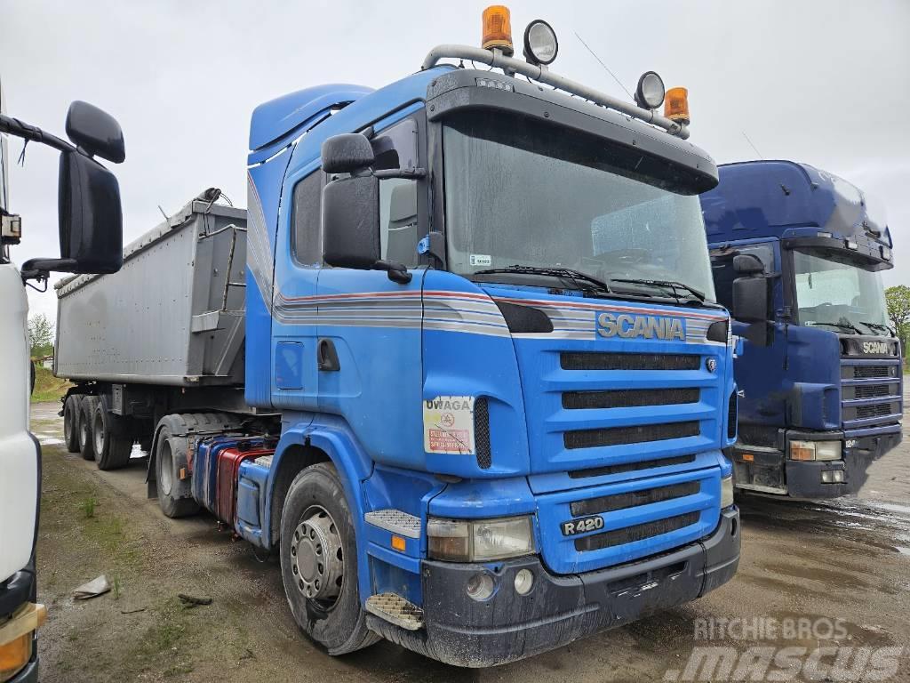 Scania plus naczepa do asfaltu R 420 Tractores (camiões)