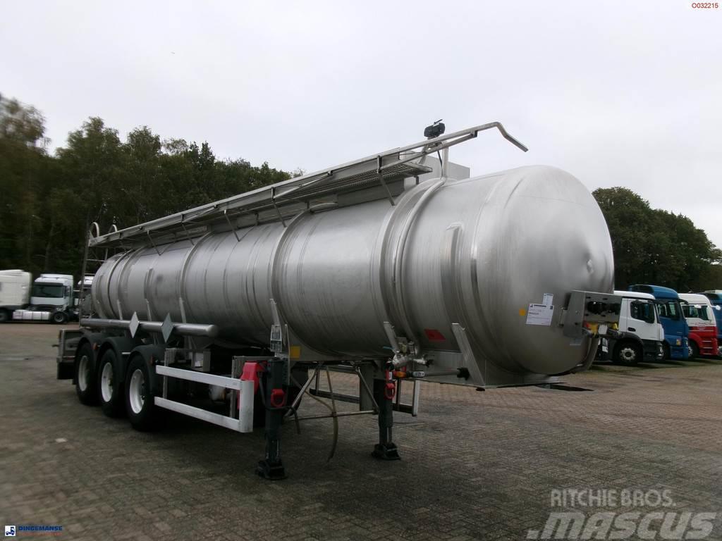  Parcisa Chemical tank inox L4BH 21.2 m3 / 1 comp / Semi Reboques Cisterna