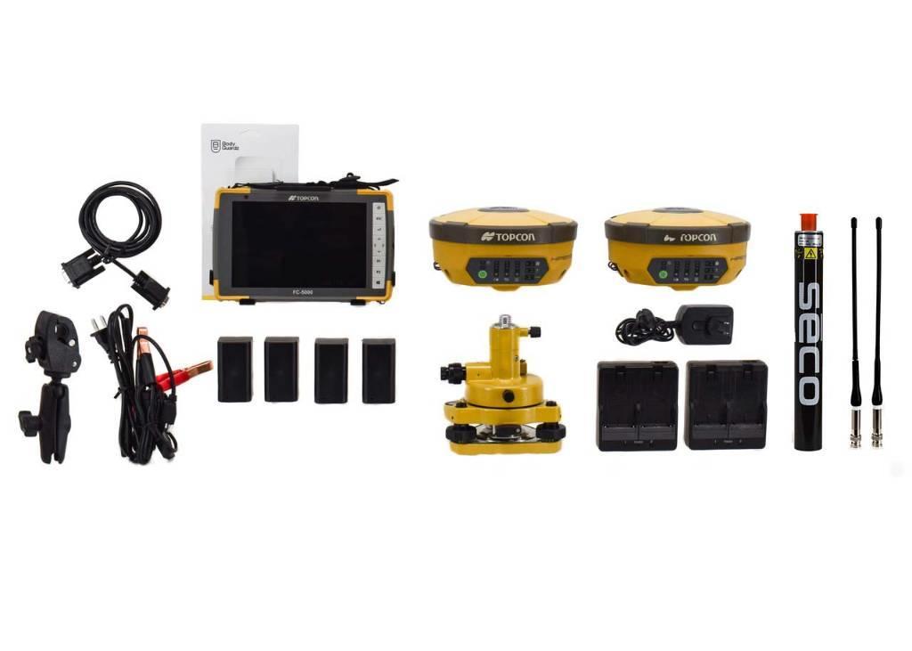 Topcon Dual Hiper V UHF II GPS Kit w/ FC-5000 & Pocket-3D Outros componentes