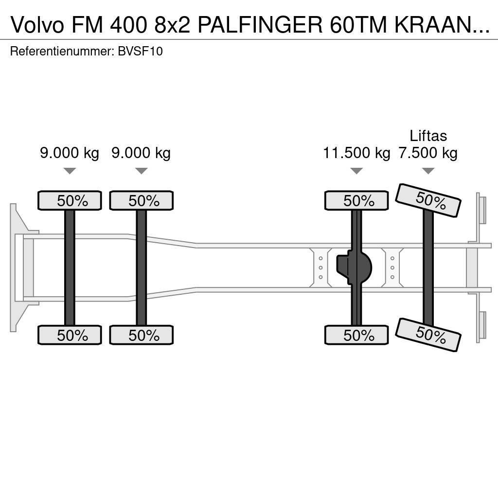 Volvo FM 400 8x2 PALFINGER 60TM KRAAN/KRAN!!EURO5!! Gruas Todo terreno