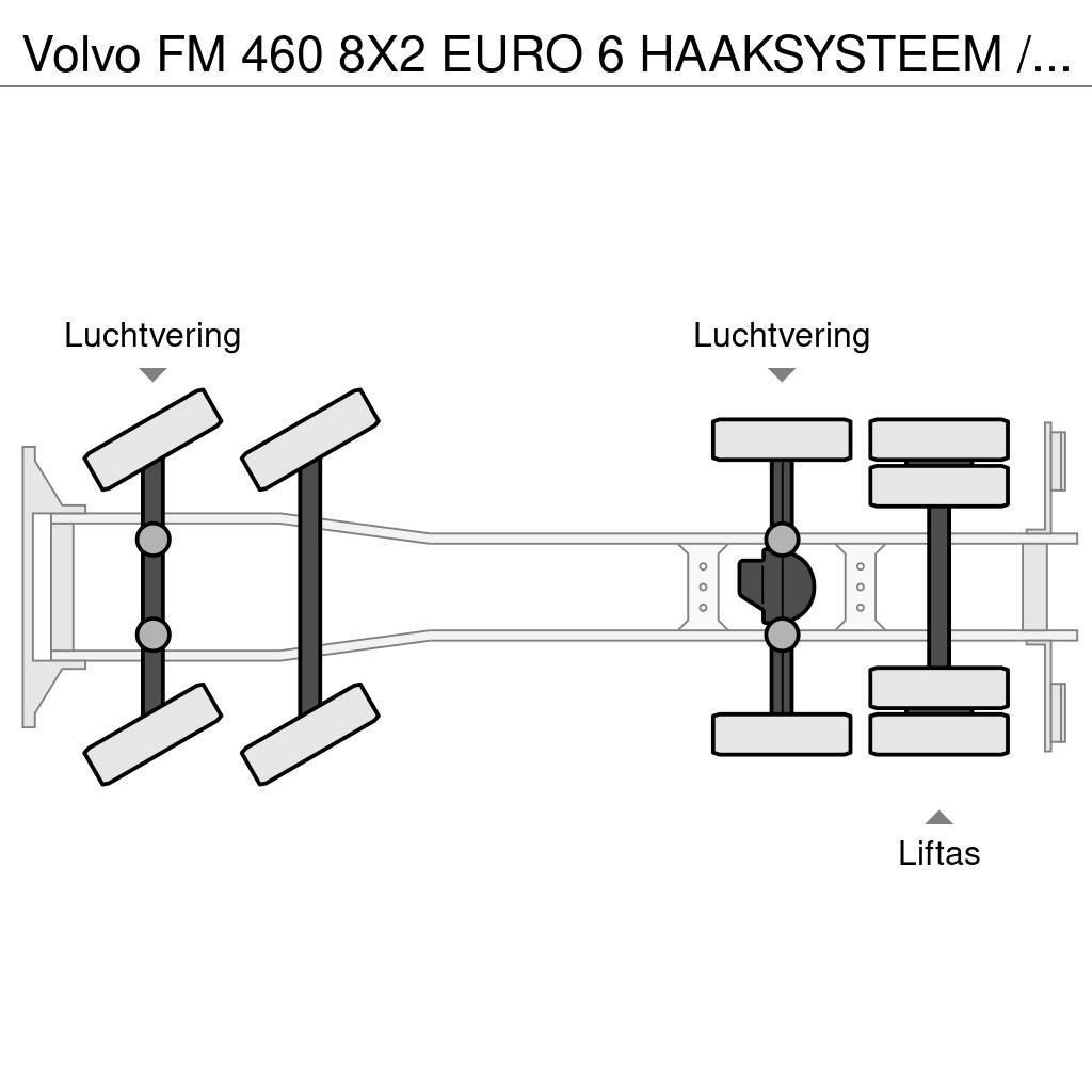 Volvo FM 460 8X2 EURO 6 HAAKSYSTEEM / PERFECT CONDITION Camiões Ampliroll