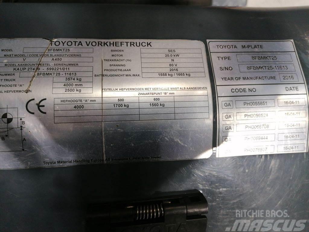 Toyota 8FBMKT25 Empilhadores eléctricos