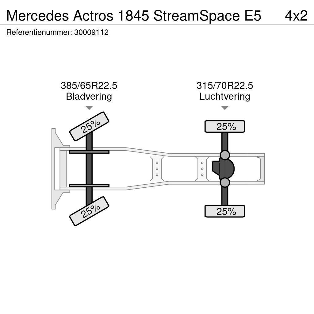 Mercedes-Benz Actros 1845 StreamSpace E5 Tractores (camiões)