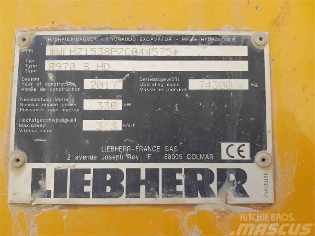 Liebherr R970 S HD Escavadoras de rastos