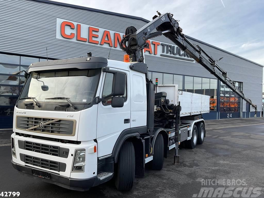 Volvo FM 12 460 8X4 haakarmsysteem inclusief container m Camiões Ampliroll