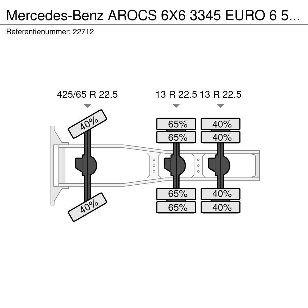Mercedes-Benz AROCS 6X6 3345 EURO 6 535.400KM Tractores (camiões)
