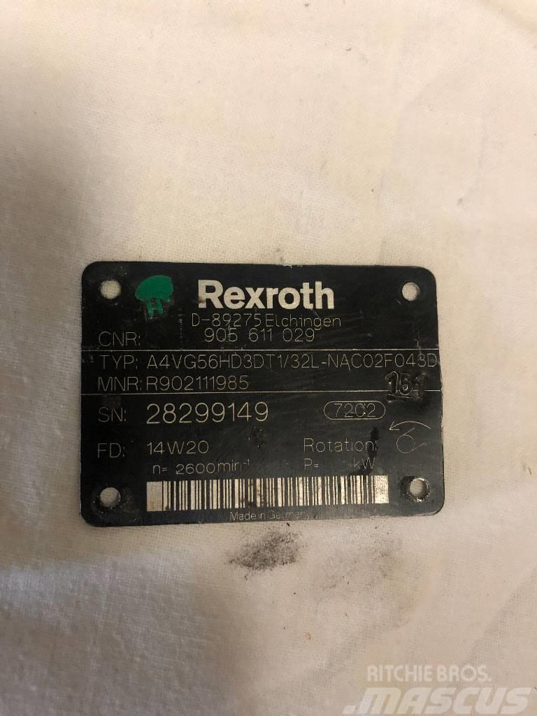 Rexroth A4VG56HD3DT1/32L-NAC02FO43D Outros componentes