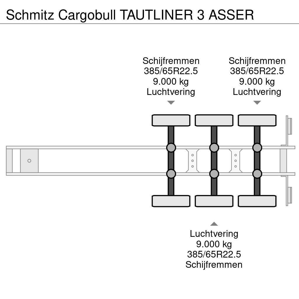 Schmitz Cargobull TAUTLINER 3 ASSER Semi Reboques Cortinas Laterais