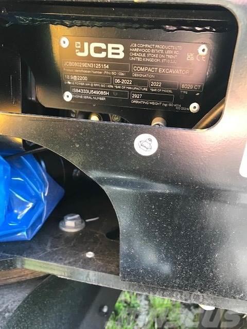JCB 8029CTS Mini Escavadoras <7t