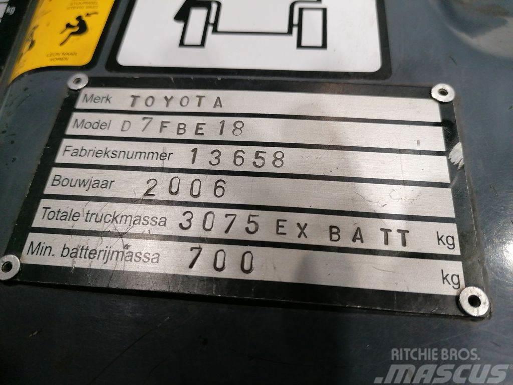 Toyota 7FBEF18 Empilhadores eléctricos