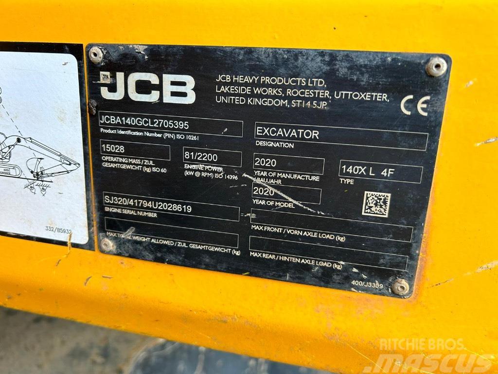 JCB 140X Escavadoras de rastos