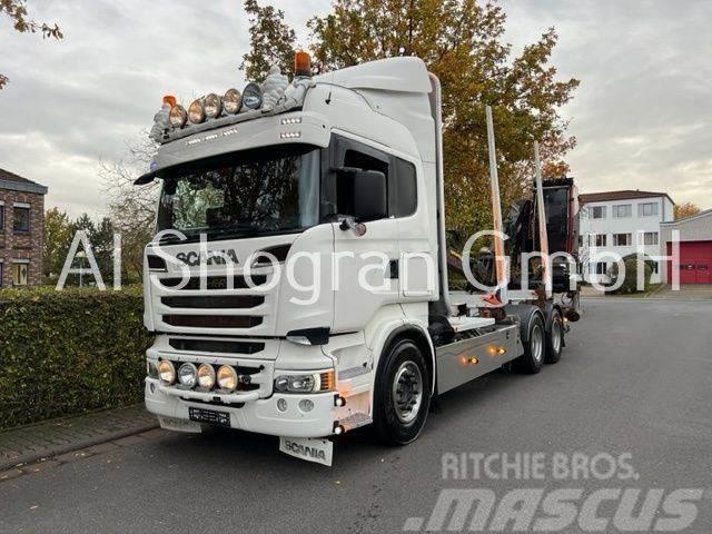 Scania R730 V8 6X4 Hiab 1080/Retarder/Euro 5 EEV Camiões de transporte de troncos