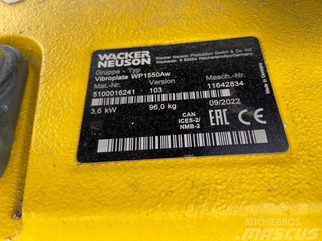 Wacker Neuson WP1550Aw Placas compactadoras