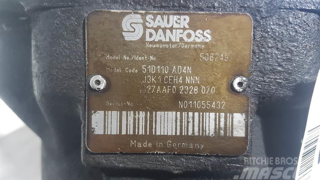 Sauer Danfoss 51D110AD4N-Drive motor/Fahrmotor/Rijmotor Hidráulica