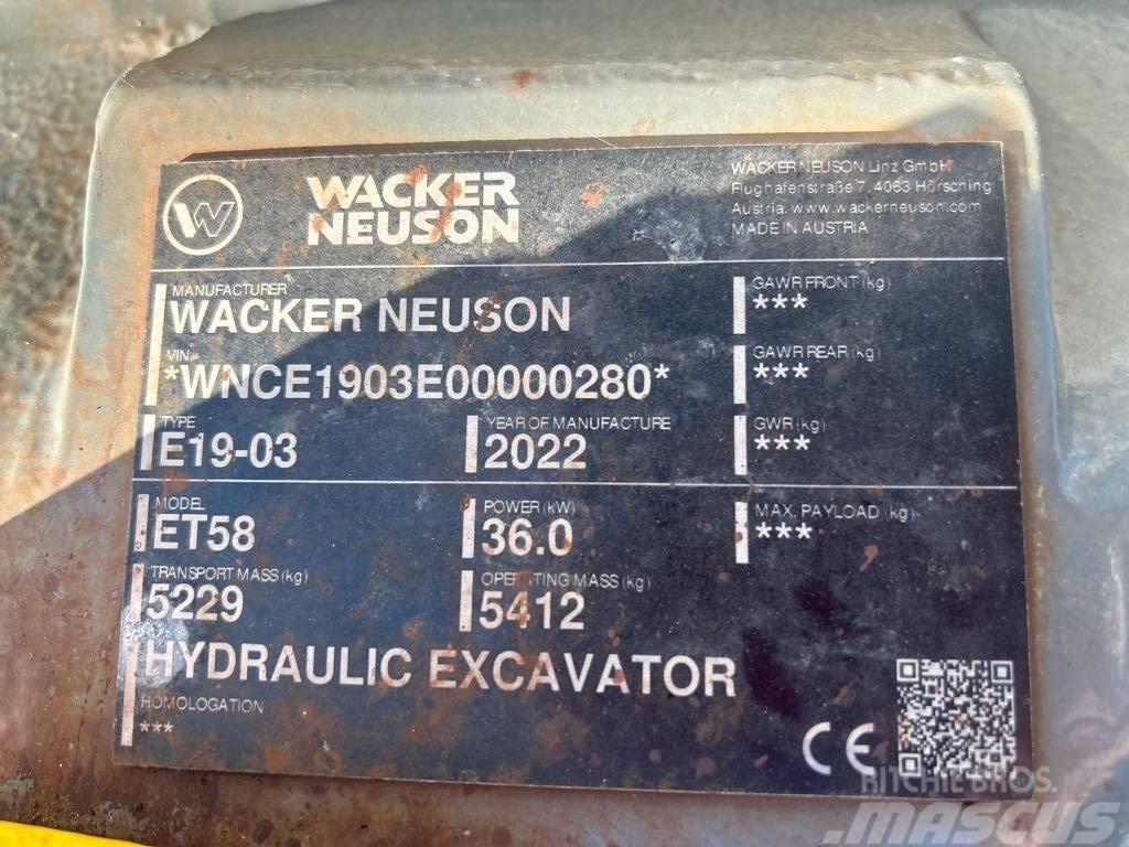 Wacker Neuson ET58 Escavadoras de rastos