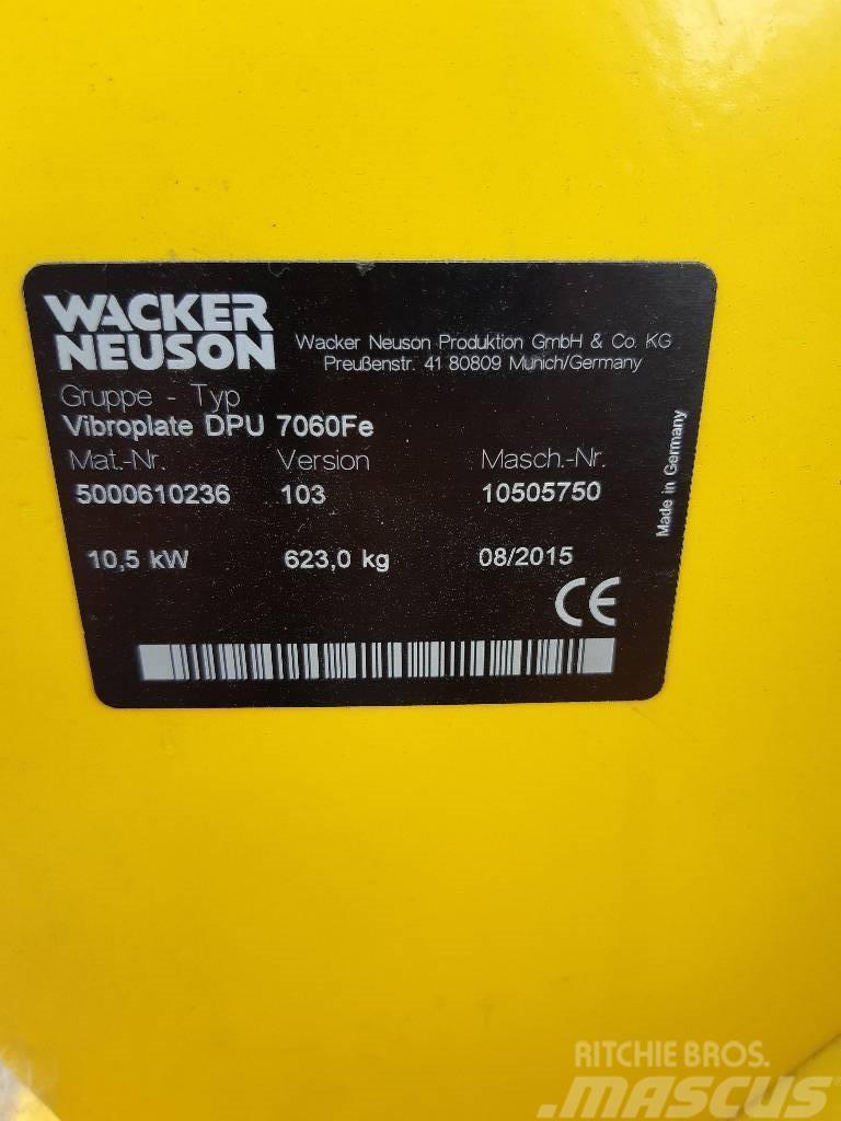 Wacker Neuson DPU 7060 Fe Placas compactadoras