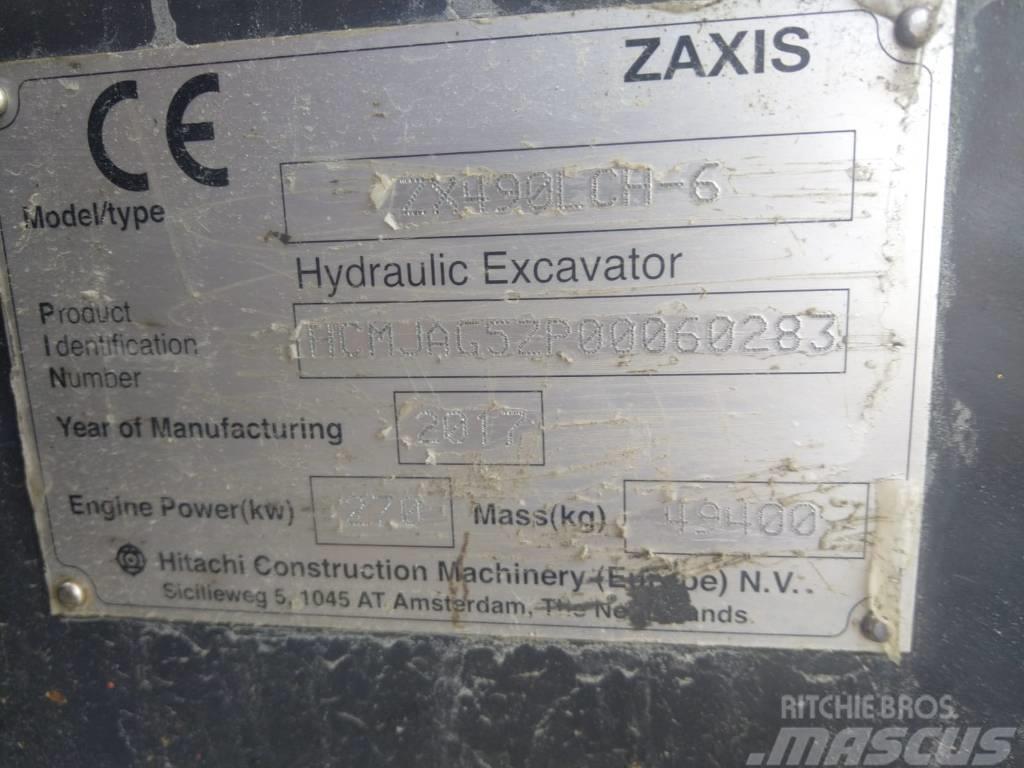 Hitachi ZX 490 LC H-6 Escavadoras de rastos