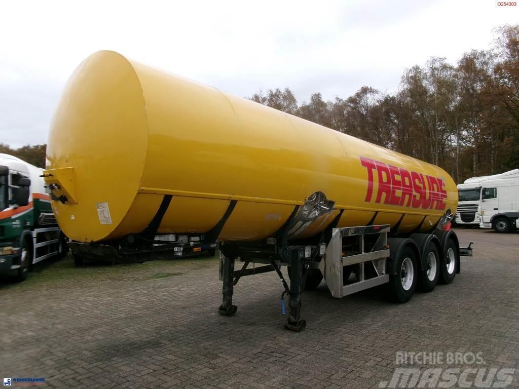  Crane Fruehauf Food (beer) tank inox 30 m3 / 2 com Semi Reboques Cisterna