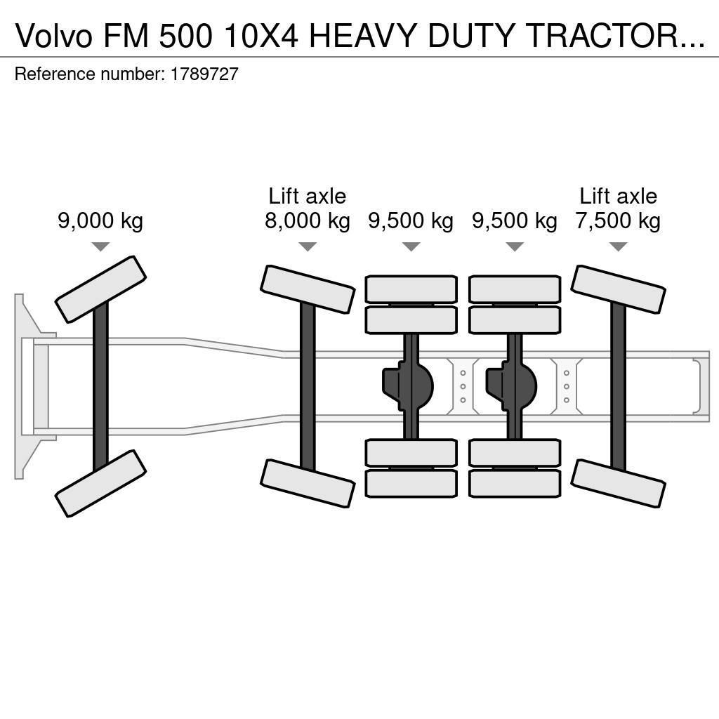 Volvo FM 500 10X4 HEAVY DUTY TRACTOR/SZM/TREKKER Tractores (camiões)