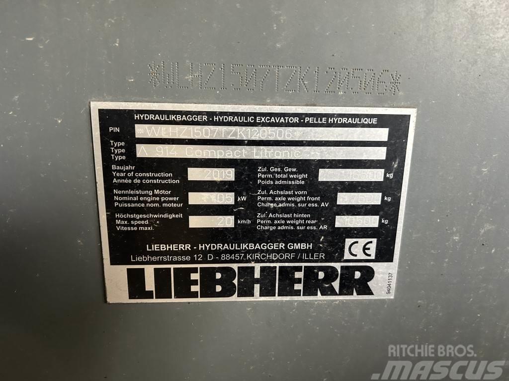 Liebherr A 914 Compact Litronic Escavadoras de rodas