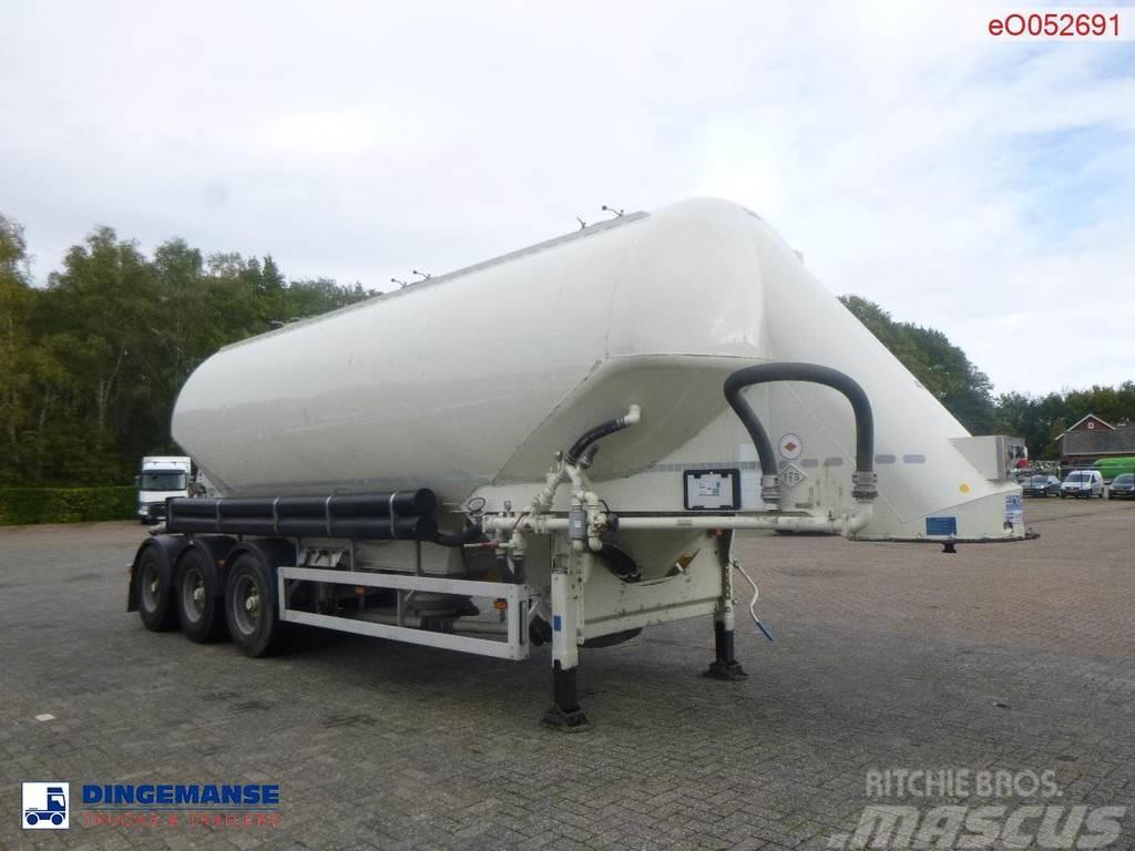 Feldbinder Powder tank alu 40 m3 / 1 comp Semi Reboques Cisterna