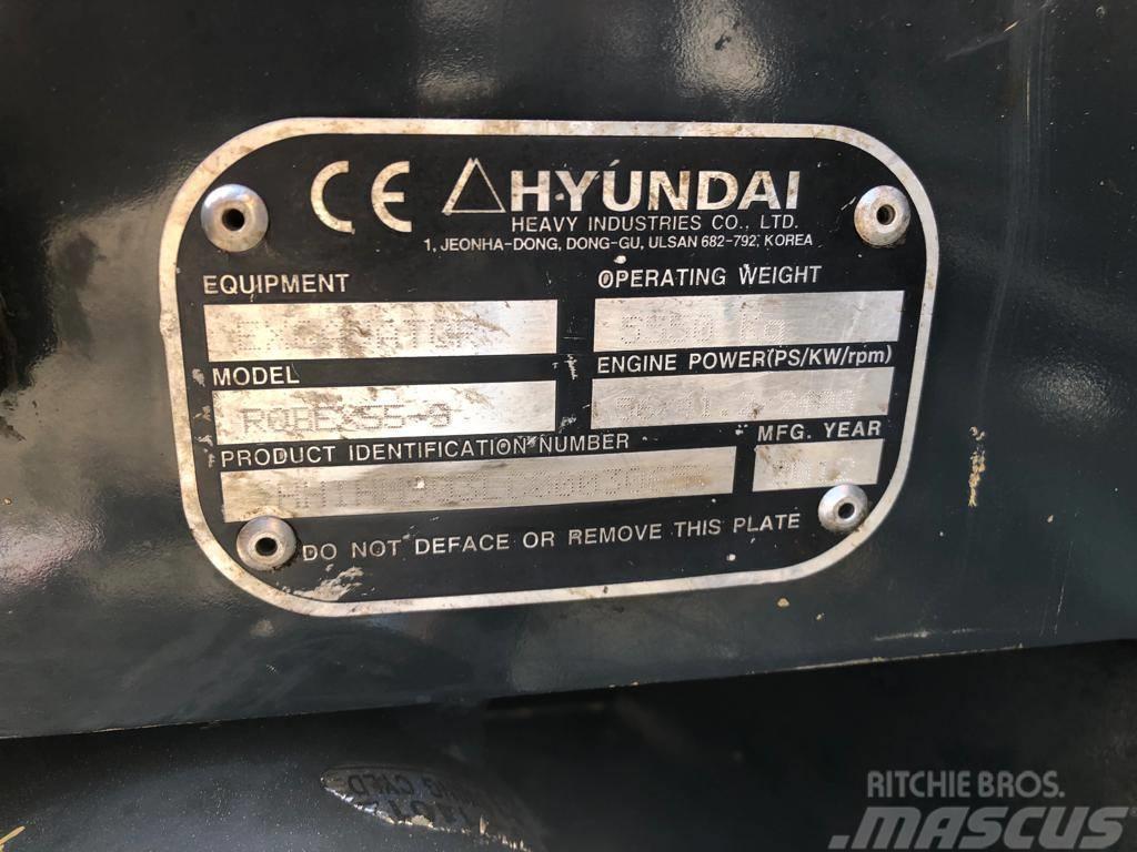 Hyundai R55-9 Mini Escavadoras <7t
