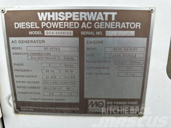 MultiQuip WHISPERWATT DCA25SSIU2 Geradores Diesel