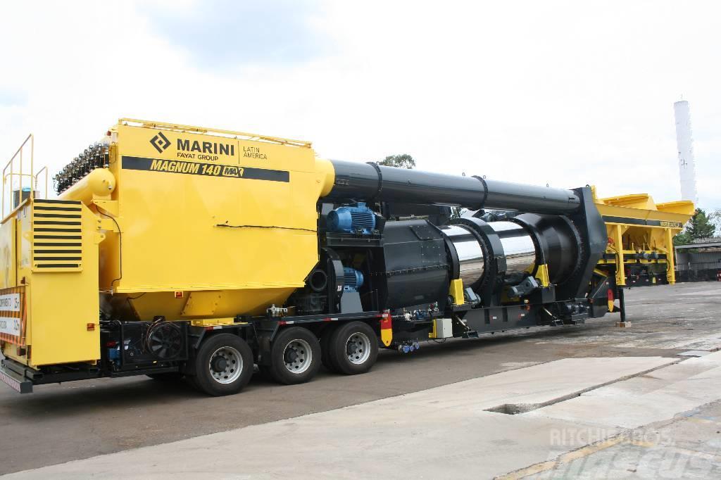 Marini Magnum 140 * mobile asphalt plant Unidades misturadoras de asfalto