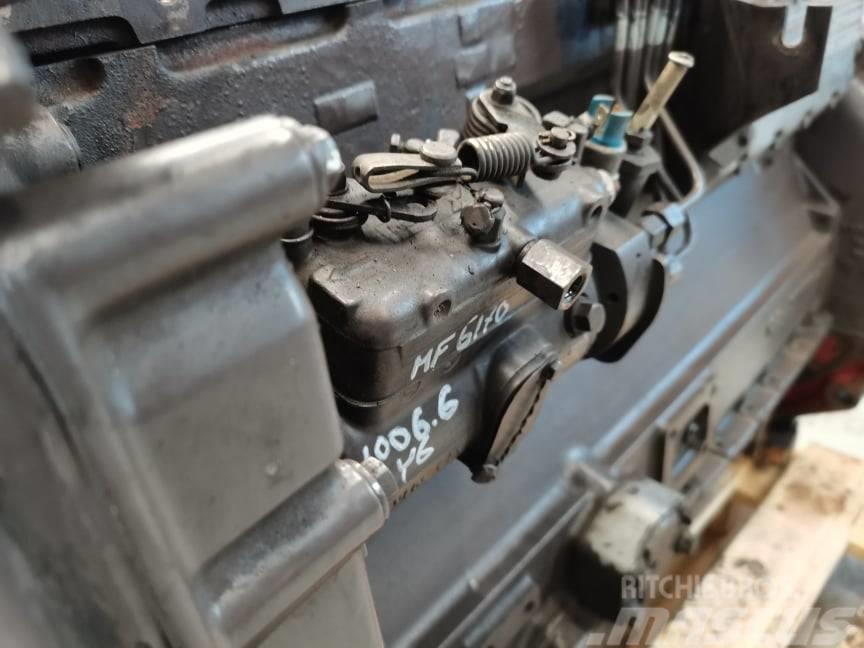 Massey Ferguson 6170 {injection pump Lucas  silnika Perkins 1006. Motores agrícolas
