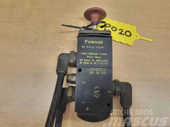  Pownall auto-manual trailer park valve 10223312 Outros componentes