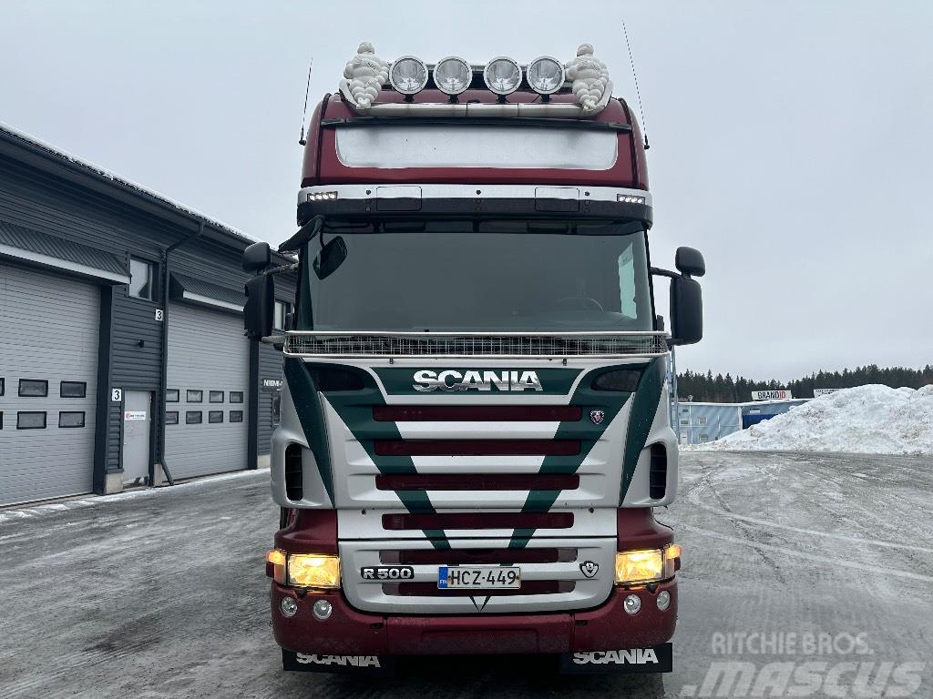 Scania R500 6x2 hiab nosturilla Tractores (camiões)