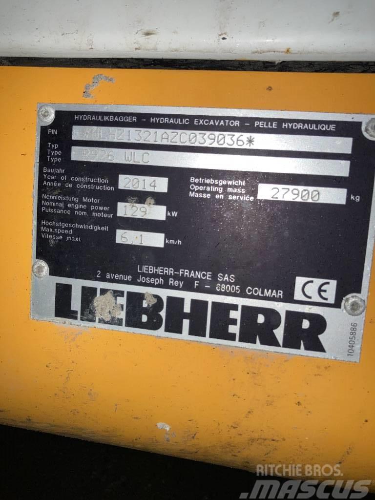 Liebherr R 926 WLC Escavadoras de rastos
