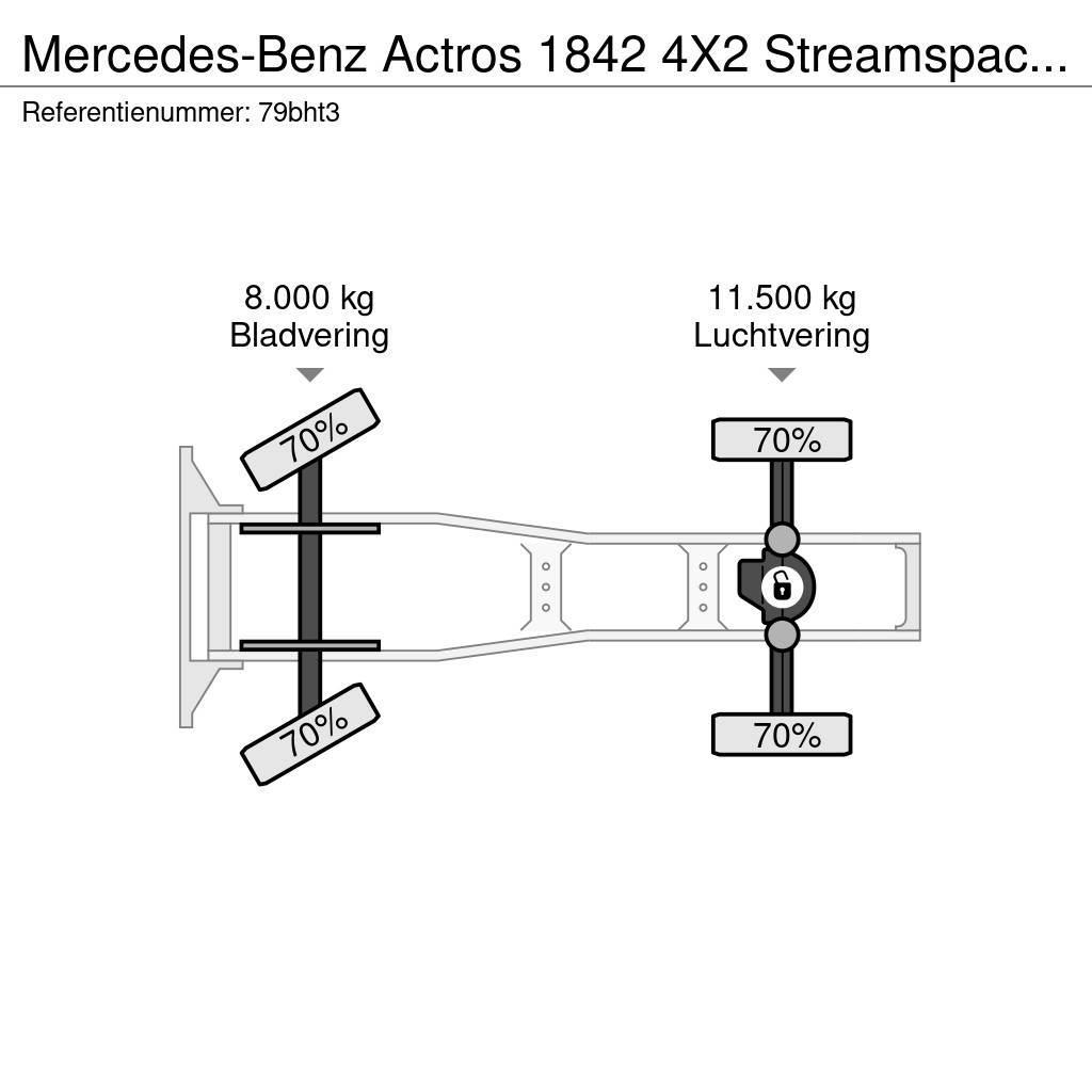 Mercedes-Benz Actros 1842 4X2 Streamspace NL Truck Side skirts 8 Tractores (camiões)
