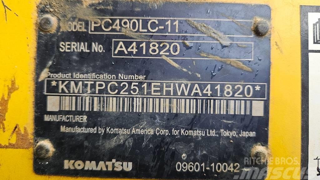 Komatsu PC 490 LC-11 Escavadoras de rastos
