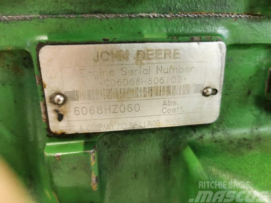 John Deere WTS {CD6068} engine Motores agrícolas