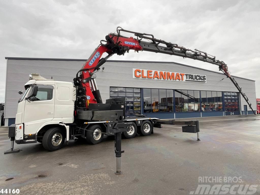 Volvo FH 500 8x4 Effer 155 Tonmeter laadkraan + Fly-Jib Tractores (camiões)