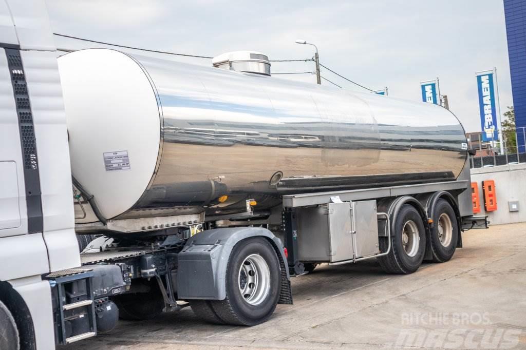 ETA CITERNE LAITIERE 26000L MONOCUVE Tanker semi-trailers