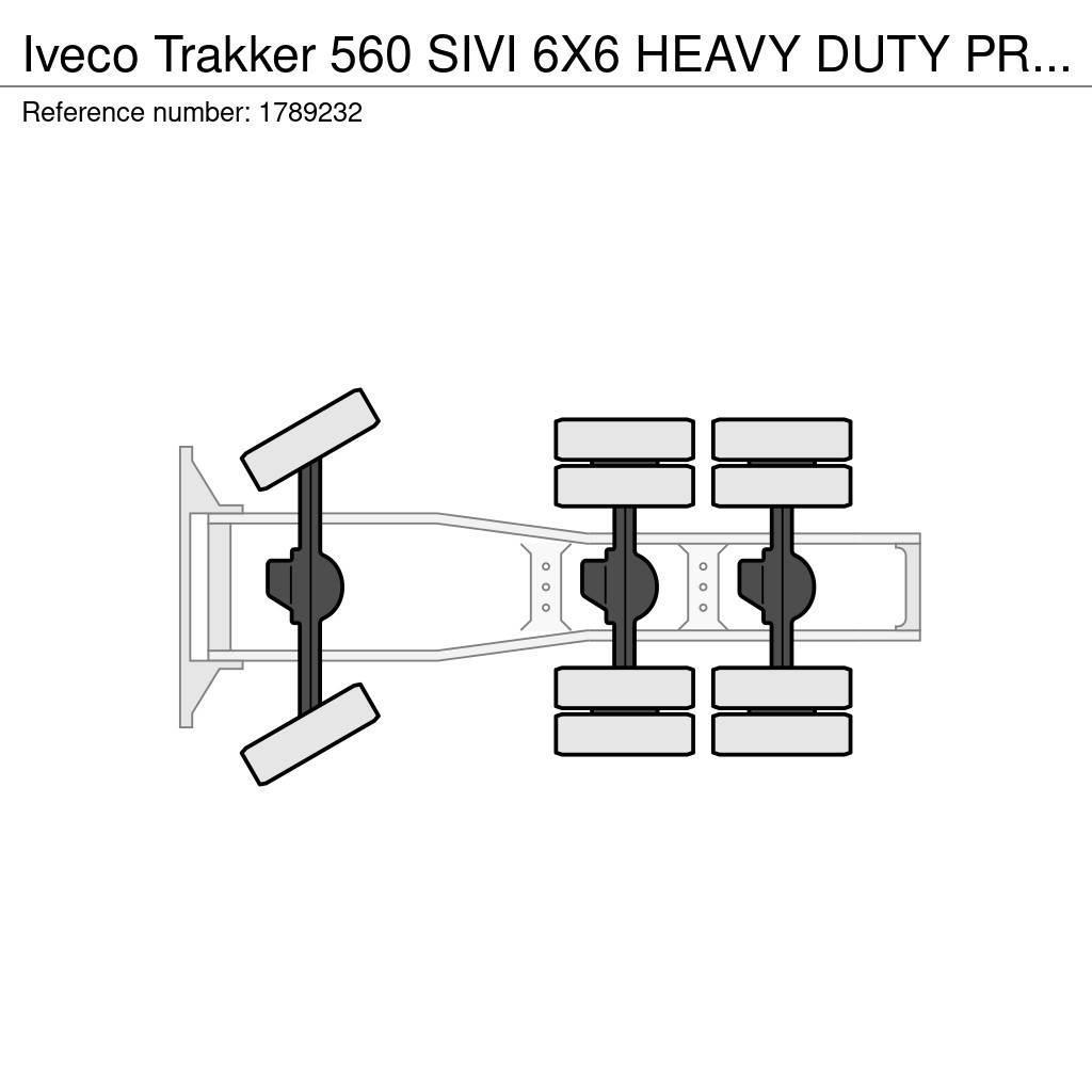 Iveco Trakker 560 SIVI 6X6 HEAVY DUTY PRIME MOVER 275 TO Tractores (camiões)