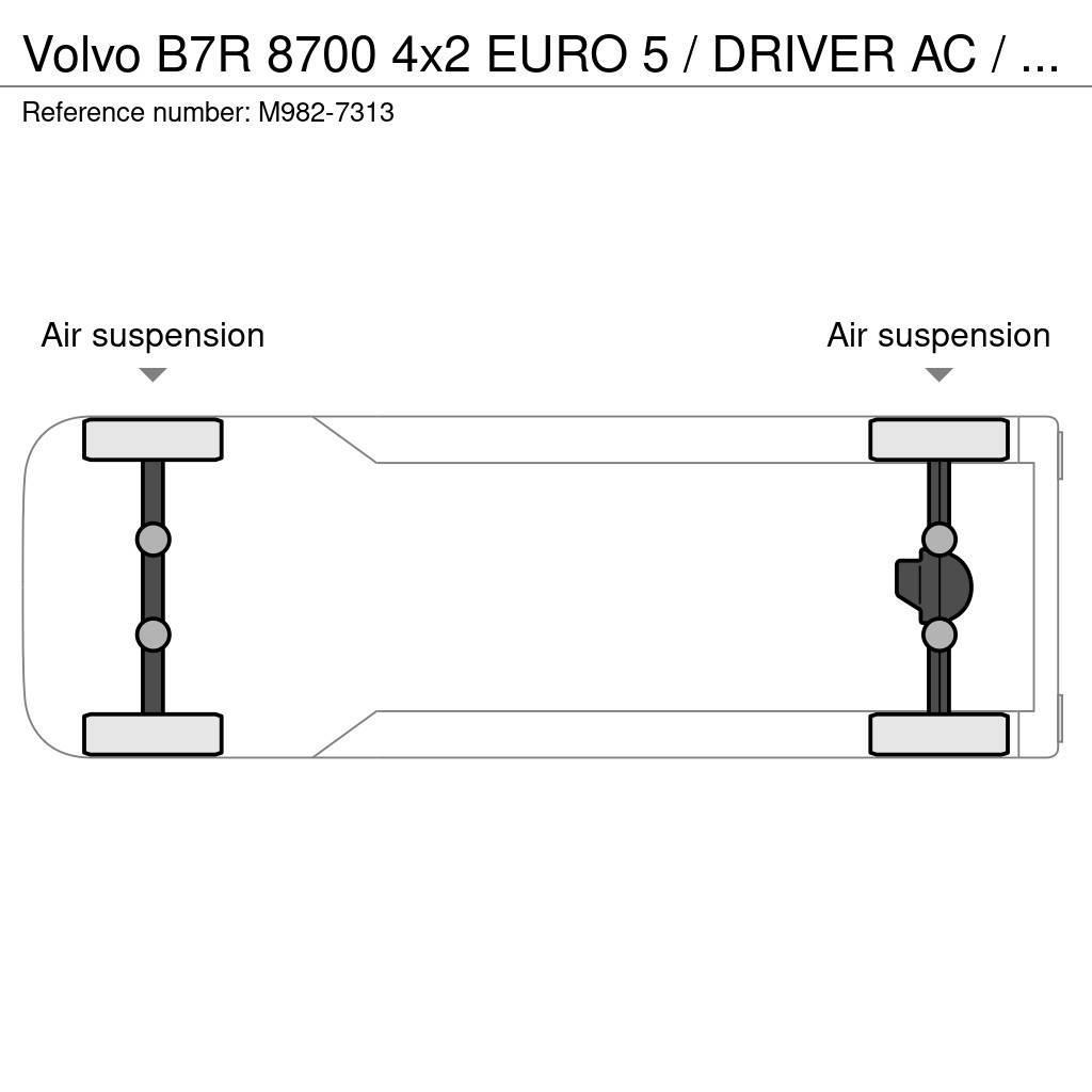Volvo B7R 8700 4x2 EURO 5 / DRIVER AC / AUXILIARY HEATIN Autocarros urbanos