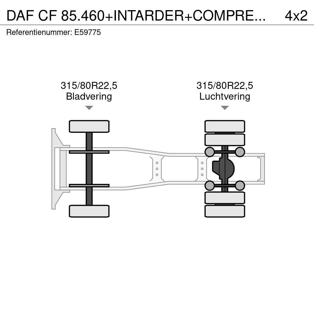DAF CF 85.460+INTARDER+COMPRESSEUR Tractores (camiões)